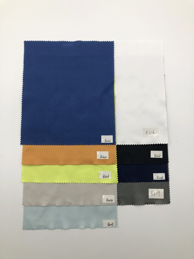 B200 microfiber color samples