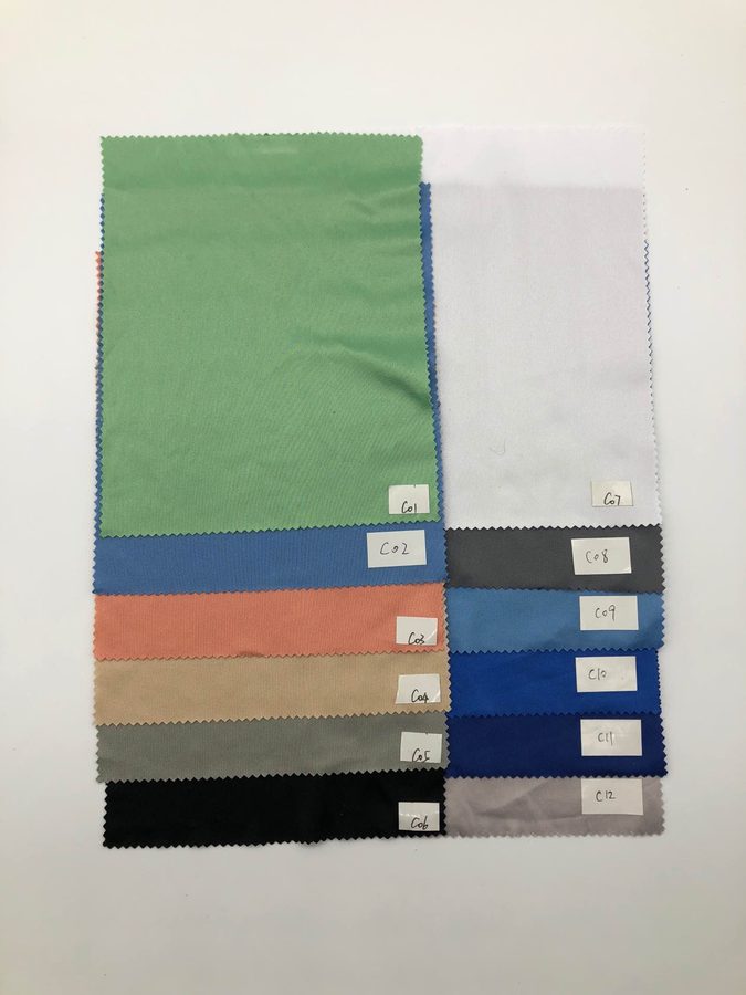 C140 microfiber color samples